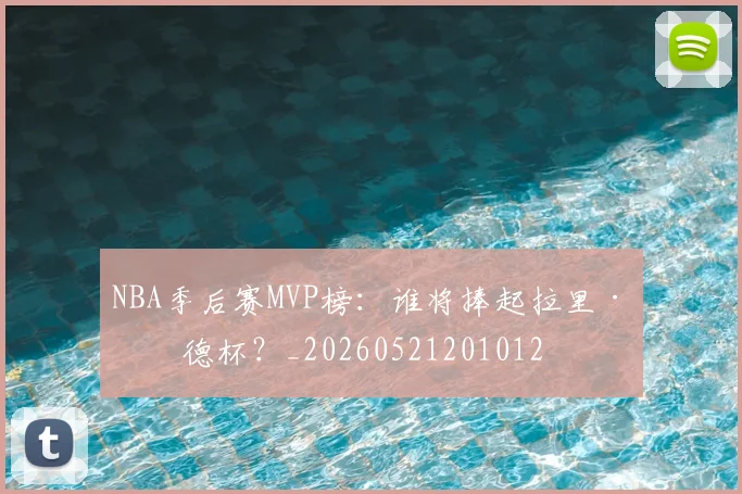 NBA季后赛MVP榜：谁将捧起拉里·伯德杯？_20260521201012